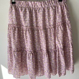 ROMWE pink skirt
